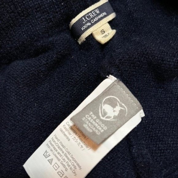 J. Crew Cashmere Navy Track Pant sz Small - Picture 5 of 5